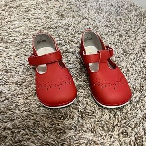 Red kid shoes